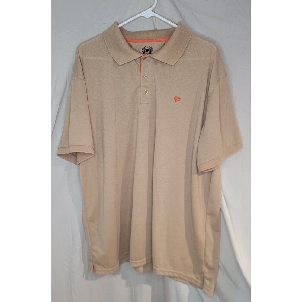 Phat Farm Polo Shirt Mens 4XL Brown Golf Classic Short Sleeve Collared Pullover
